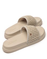 BEIGE WOMEN'S SLIPPERS  - SOLENA