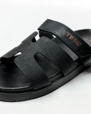 BLACK WOMEN'S SLIPPERS  - HARPER