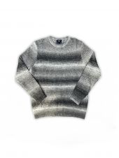 GREY MEN'S KNITTED PULLOVER