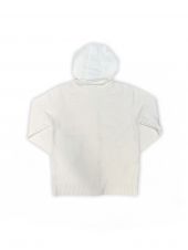 BEIGE MEN'S KNITTED PULLOVER