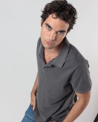 GREY MEN'S POLO SHIRT