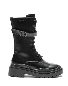 BLACK WOMEN'S BROGUE - RELLA DE-SH1503PU 22FW