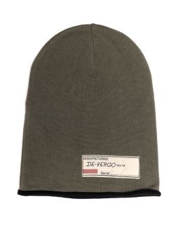 KHAKI MEN'S KNITTED HAT 1D22FW8003HA0100