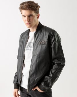 BLACK MEN'S JACKET 1D22FW3012KA9000