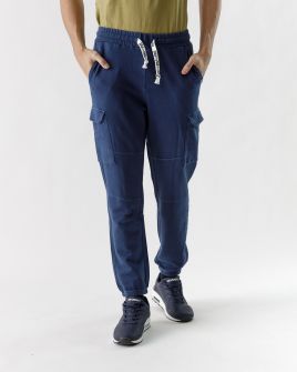 BLUE MEN'S SWEATPANTS 1D23SS1104LP0706