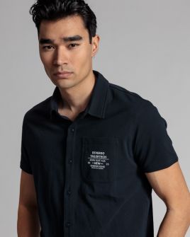 BLUE MEN'S SHIRT 1D24SS5001SS2405