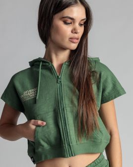 BLUE WOMEN'S SHORT-SLEEVED PULLOVER 2D24SS4591SL0705