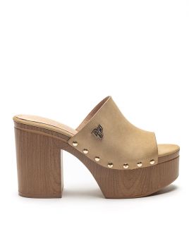 BROWN WOMEN'S HIGH HEELS - LENA DE24SS4585PU