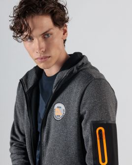 GREY MEN'S TRANSITIONAL JACKET 1D24FW7015KA1201