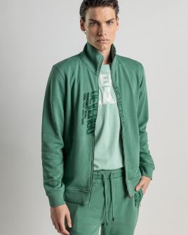 GREEN MEN'S PULLOVER 1D25SS4071KA0705