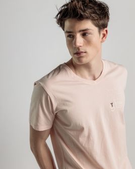 PINK MEN'S T-SHIRT 1D25SS4036SS0106