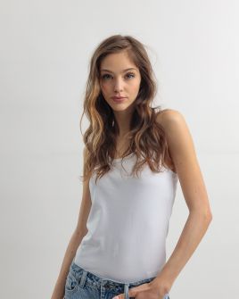 WHITE WOMEN'S TOP 2D25SS4514SL0205