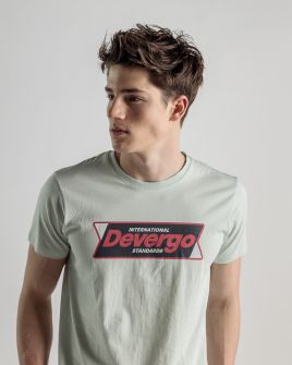 BLUE MEN'S T-SHIRT 1D25SS4030SS0105