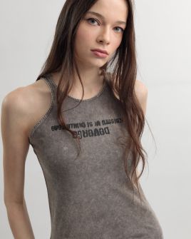 GREY WOMEN'S TOP 2D25SS4503SL0224