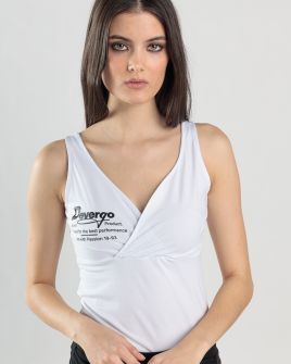 WHITE WOMEN'S TOP 2D25SS4501SL0205