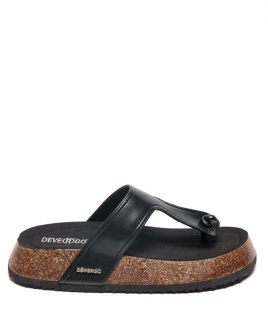 BLACK WOMEN'S SLIDES - PATRICIA DE25SS2500PU BJ