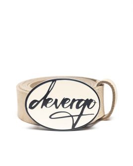 BEIGE WOMEN'S LEATHER BELT 2D25FW8580BL2100