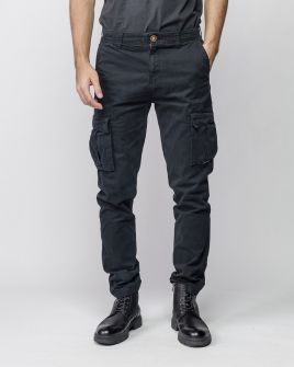 BLACK MEN'S SIDE POCKET PANTS 1D25FW1002LP6101