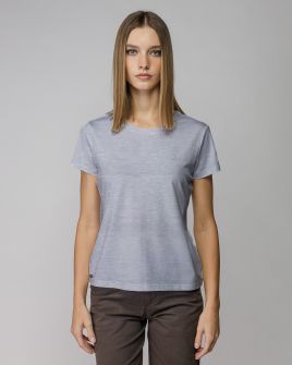 GREY WOMEN'S SHORT SLEEVE T-SHIRT 2D25FW4524SS0105
