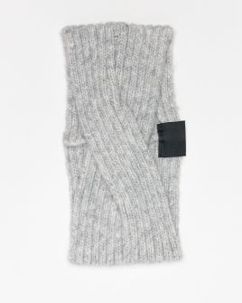 GREY WOMEN'S KNITTED HEADBAND 2D25FW8518HA1101