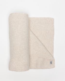 BEIGE WOMEN'S KNITTED SCARF 2D25FW8516SC1101