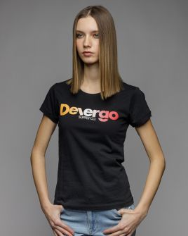 BLACK WOMEN'S SHORT SLEEVE T-SHIRT 2D26SS4544SS0105