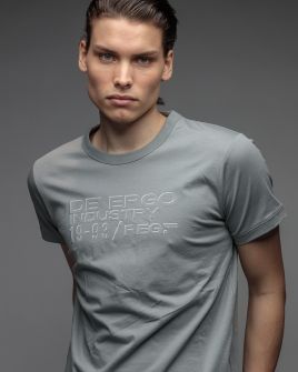 GREY MEN'S SHORT SLEEVE T-SHIRT 1D26SS4034SS0105
