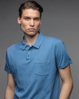 BLUE FÉRFI RÖVID UJJÚ PÓLÓ 1D26SS4025SS0106