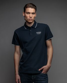 BLUE MEN'S SHORT SLEEVE T-SHIRT 1D26SS4075SS0105