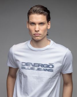 WHITE MEN'S SHORT SLEEVE T-SHIRT 1D26SS4027SS0105