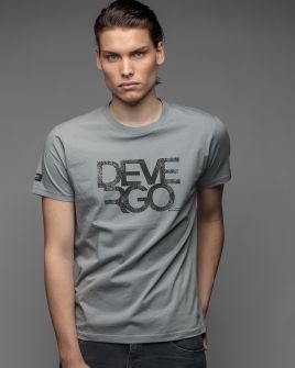 GREY MEN'S SHORT SLEEVE T-SHIRT 1D26SS4033SS0105