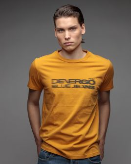 YELLOW MEN'S SHORT SLEEVE T-SHIRT 1D26SS4027SS0105
