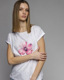 WHITE WOMEN'S TOP 2D26SS4517SL0105