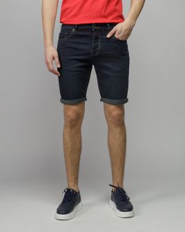 BLUE MEN'S JOGJEANS SHORTS 1D26SS1132MP7182