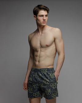 KHAKI MEN'S BEACH SHORTS 1D26SS1057SP6000