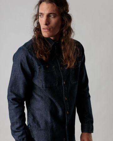 INDIGO MEN'S JEANS SHIRTS 1J21FW5050LS1382SD