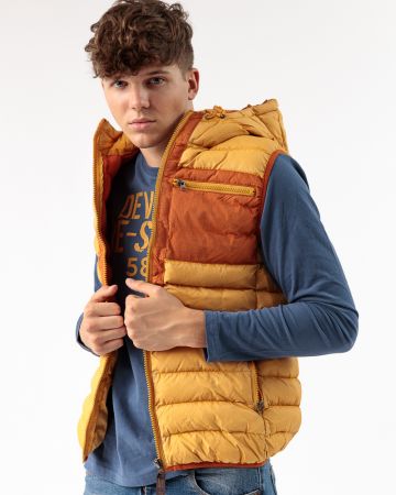 BROWN MEN'S VEST 1D22FW7000SL1623