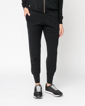BLACK WOMEN'S SWEATPANTS 2D22FW1595LP0101