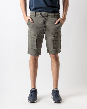 KHAKI MEN'S JOGJEAN SHORTS 1D23SS1134MP7106