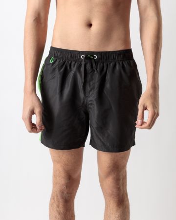 BLACK MEN'S BEACH SHORTS 1D23SS1056SP6000