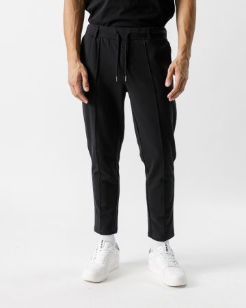BLACK MEN'S SWEATPANTS 1D23FW1106LP0705