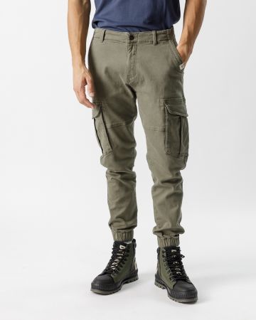 KHAKI MEN'S CARGO PANTS 1D23FW1143LP7106