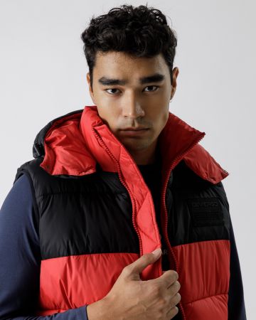 RED MEN'S SHORT VEST 1D23FW7011SL1600