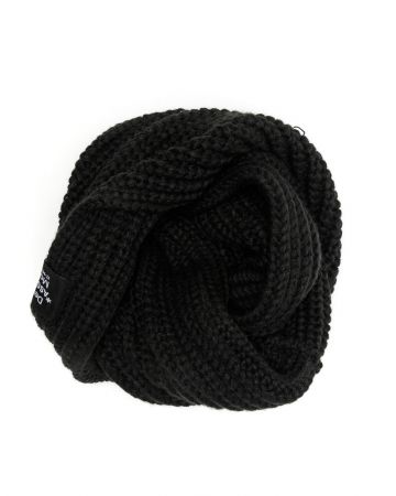 BLACK MEN'S SCARF 1D23FW8010SC1101