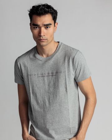 GREY MEN'S T-SHIRT 1D24SS4056SS0105