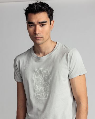 GREY MEN'S T-SHIRT 1D24SS4067SS0106