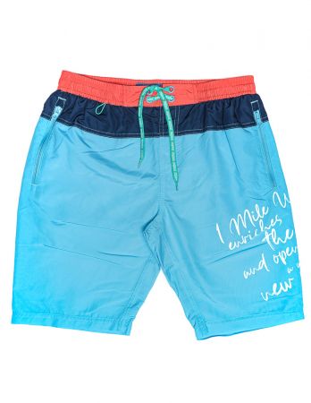 BLUE MEN'S BEACH SHORTS 1D24SS1053MP6000
