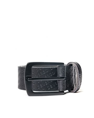 BLACK MEN'S LEATHER BELT 1D24FW8090BL2100