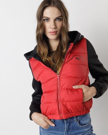 RED WOMEN'S TRANSITIONAL JACKET 2D24FW7587KA1600