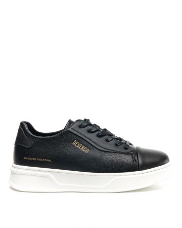 BLACK MEN'S SNEAKER - GUS DE25SS5012PU VZ